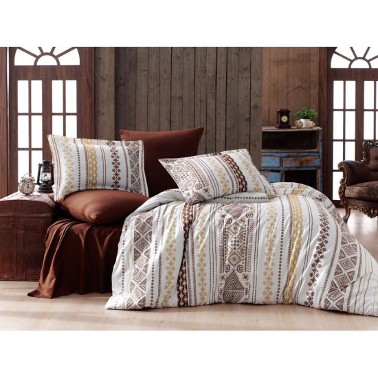 Постельное белье Marla Ranforse 200 х 220 см Zeur Kahve