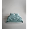 Постільна білизна євро Limasso Stonewashed Ranforse 200 х 220 см Mineral Blue