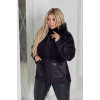 Кардиган женский Альпака с капюшоном oversize 52-58
