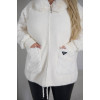 Кардиган женский Альпака с капюшоном oversize 52-58