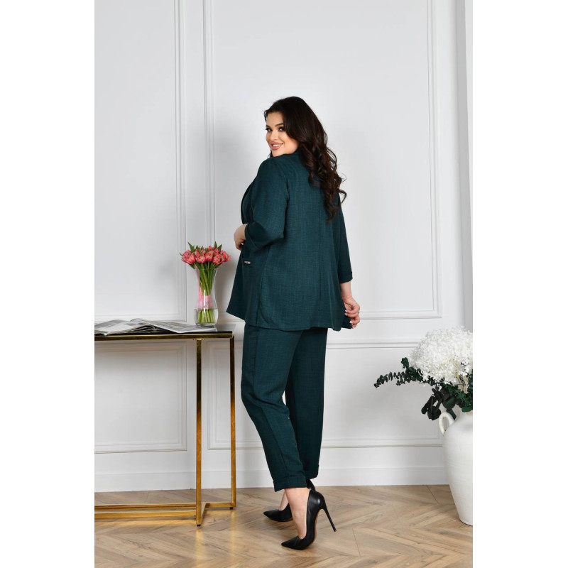 Жіночий лляний брючний костюм Жіночий лляний брючний костюм