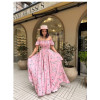 Летнее платье в пол с юбкой-клёш Есфирь