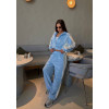 Молодежный велюровый костюм 
