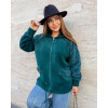 Кардиган женский Альпака с капюшоном oversize 48-56 арт. 9450