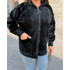 Кардиган женский Альпака с капюшоном oversize 48-56 арт. 9450