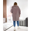 Кардиган жіночий Альпака oversize 48-56 Мокко