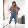 Кардиган жіночий Альпака oversize 48-56 Мокко