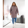 Кардиган жіночий Альпака oversize 48-56 Мокко