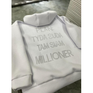 Женский молодежный батник трехнить Турция Белый