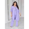 Стильный прогулочный костюм тройка норма батал — Фото 12