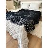 Одеяло флисовое зимнее 195x215 см с открытым мехом 450г/м кв. — Фото 2