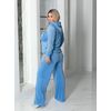 Костюм женский велюровый  с декором 8 цветов — Фото 2
