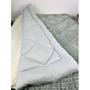 Ковдра зимова Шарпея 200*220 см Сіра