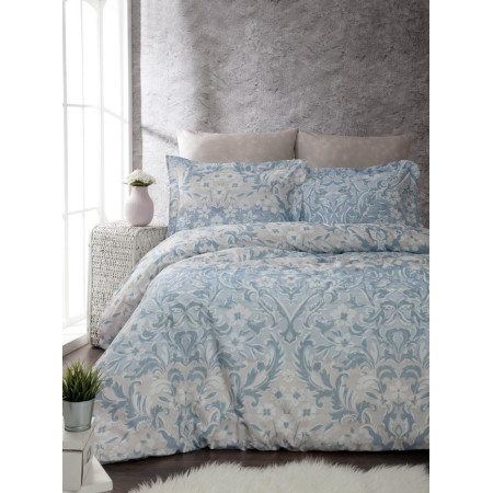 Постільна білизна Marla Ranforse 200 х 220 см Floral Mavi