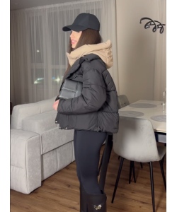 Куртка зимняя женская с капюшоном