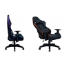 Геймерское компьютерное кресло с RGB-подсветкой, 2 подушками и регулировкой угла наклона спинки, Черный (G400)