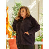 Кардиган жіночий Альпака з капюшоном oversize 48-56 М'ята