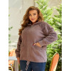 Кардиган жіночий Альпака з капюшоном oversize 48-56 М'ята