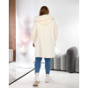 Кардиган жіночий Альпака oversize 48-56 Білий