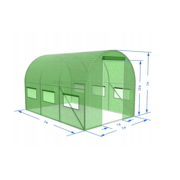 Теплица садовая - парник Holla Garden Польша 6м2 (300х200х200) арт. 2135888773 Теплица садовая - парник Holla Garden Польша 6м2 (300х200х200) арт. 2135888773