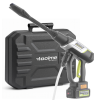 Аккумуляторная мойка высокого давления Toolme TM280 PRO BRUSHLESS 450 Вт с алюминиевой помпой, 2 АКБ 21В, пеногенератор (Польша)