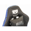 Геймерское кресло Grizzly с RGB LED подсветкой (12 режимов), Черное